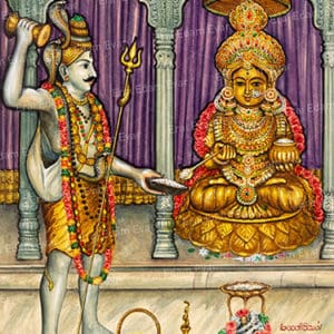 Varanasi(Kasi) Annapoorani with siva
